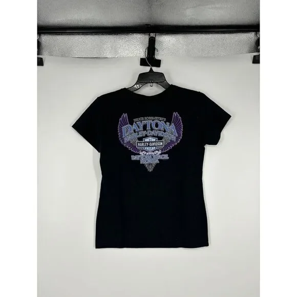 Harley Davidson Daytona 75th Bike Week Bruce Rossmeyer's Beach Florida Double Si - Picture 2 of 4